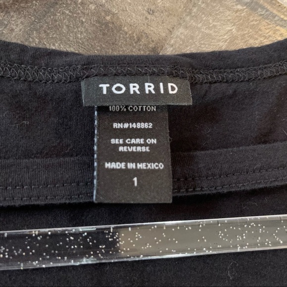 Torrid Moto Graphic Cutout Design size 1 - Picture 9 of 13